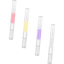 Hemoton 4piezas Aceite Nutriente Para Uñas Bolígrafos De Cuidado De Manicura Hidratación Cutículas Aromas Rosa Lavanda y Naranja