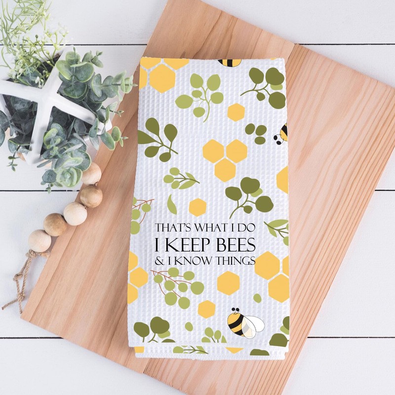 PLITI Bee Kitchen Towel Bee Lover Gift That’s What I