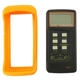 BW Digital Thermometer 2 Way K-Type Sensor Temperature Probe, Dual Two Channel Digital Thermometer 2 K-Type Thermocouple Sensor 1300 °C 2372 °C