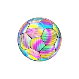 XTREM TOYS + SPORTS Heimspiel™ Glowing Football - Reflective Luminous Effect for Photography and Filming with Flash - Unisex Size 5 - Comes Inflated and Ready to Use