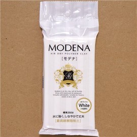 Padico MODENA Air Dry Polymer Clay 250g Color White (Japan Import)                                     