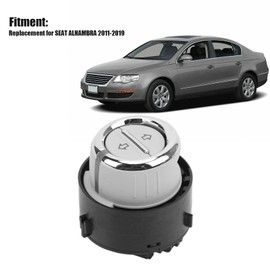 Uxsiya 1K9 959 561 ,Sturdy Sunroof Switch ABS Metal Replacement for 2011‑2019 for Car