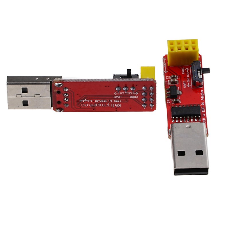 A-DIGISHUO 2Pcs USB to ESP-01 Adapter | ESP-01S Programmer ESP8266