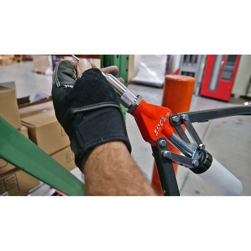 Proferred T01003 Lever-Operated Hand Rivet Tool Model HR 730,Red and