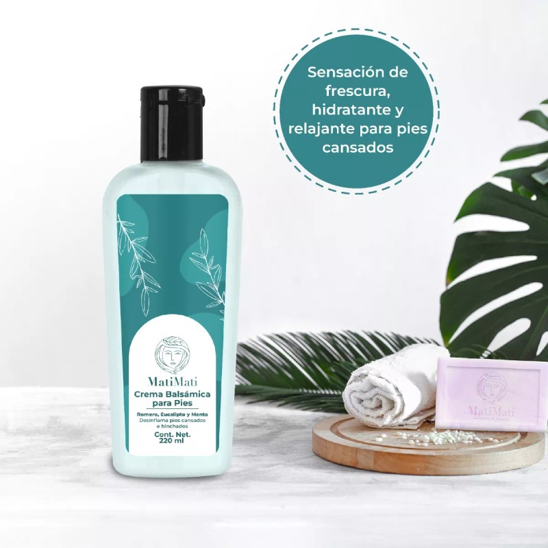 Matimati Crema Balsámica Para Pies Cansados Matimati 220 Ml