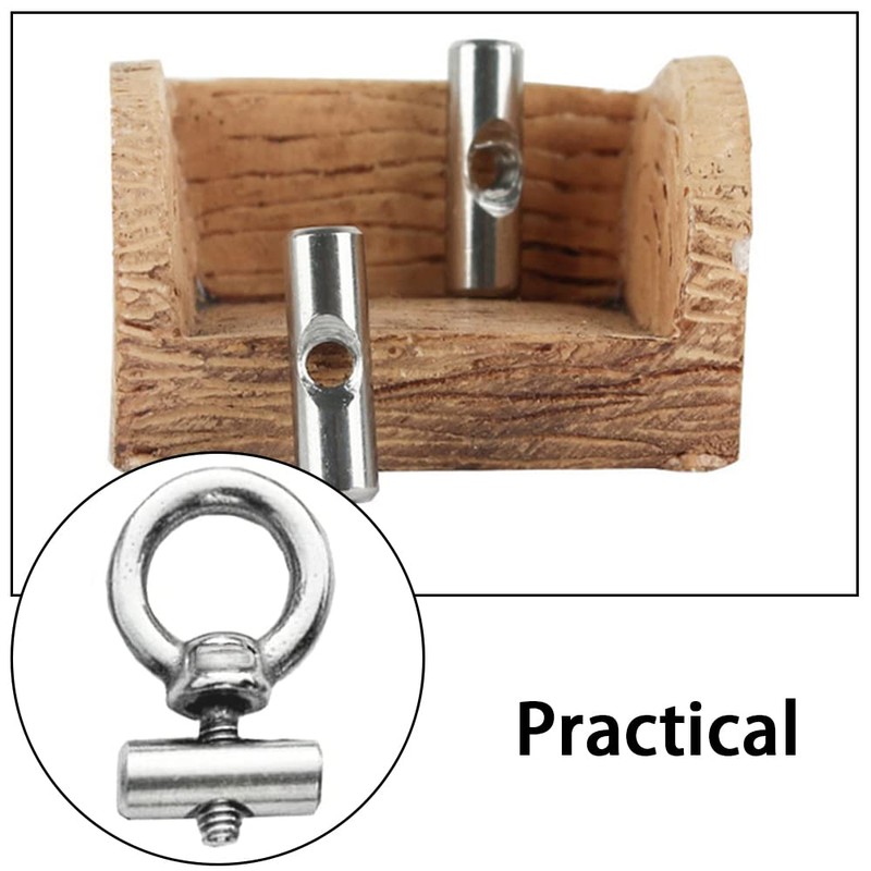 NA 4 Pcs Multi Function Awning Rail Stoppers Stainless Steel