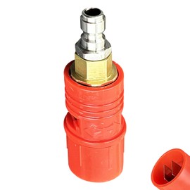 ANYINELEC 3-7 GPM Pressure Twist Nozzle, Pressure Washer Tips Turbo Nozzle, 1/4 Inch Quick Connect Plug, Twist Nozzle 0 to 60° spray pattern, for Cleaning Garden Car Brick, Concrete, and Vinyl