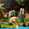 BUCATSTATE Cactus Ceramic Leakproof Hamster Water Bottle Guinea Pig Water