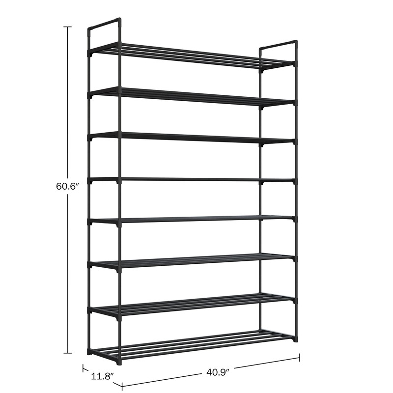 Shoe Rack - 8-Tier Shoe Organizer for Closet, Bathroom, Entryway