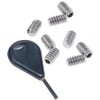 8pcs Stainless Steel Fin Screws Set Screws for FCS +