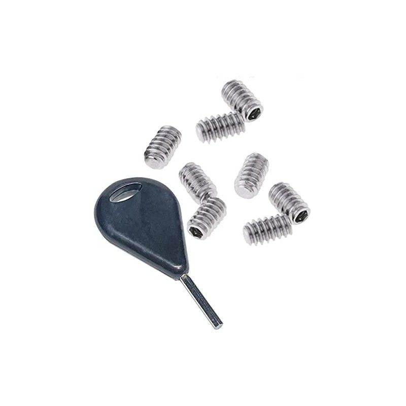 8pcs Stainless Steel Fin Screws Set Screws for FCS +
