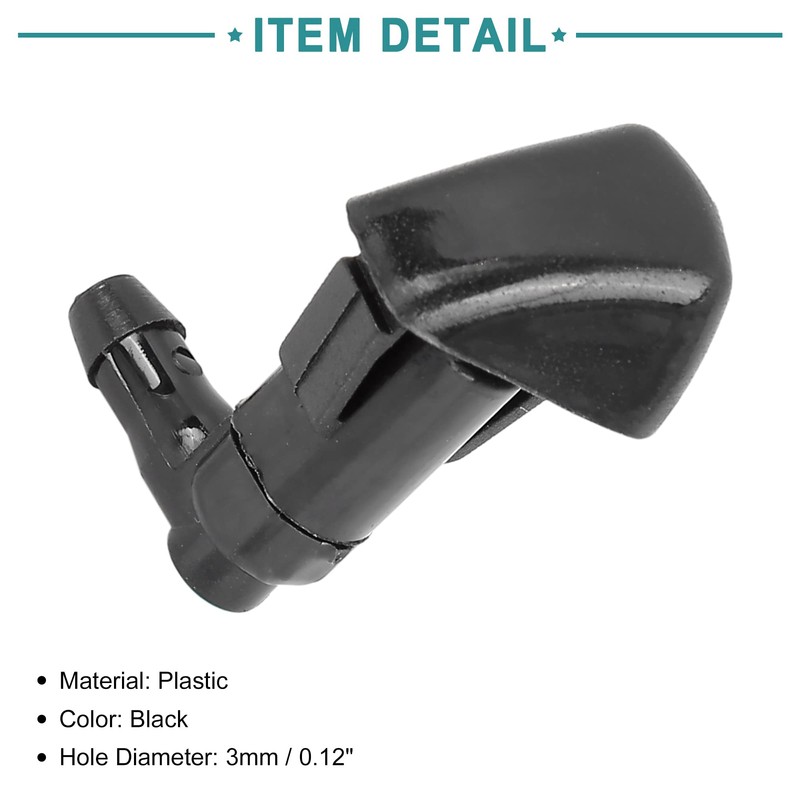 ACROPIX 76810-SDA-A11 Windshield Window Washer Sprayer Nozzle Fit for Honda