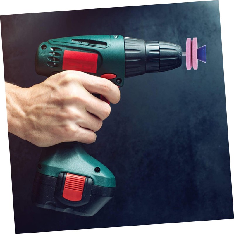 Mipcase 3pcs Rotary Drill Lawn Mower Blade Sharpener Mowing Sharpeners