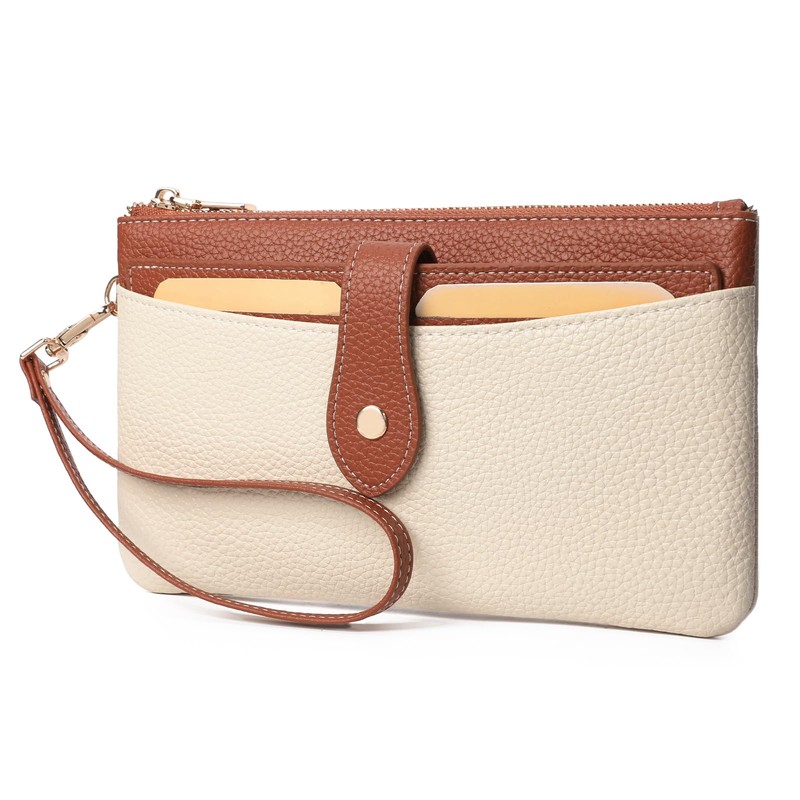 GAEKEAO Wristlet Wallets for Women Clutch Purses RFID Blocking Vegan