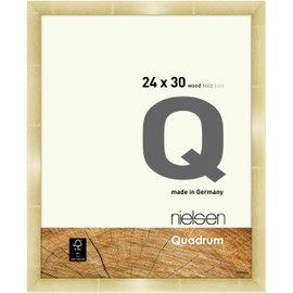nielsen Quadrum Wooden Picture Frame 24 x 30 cm Gold