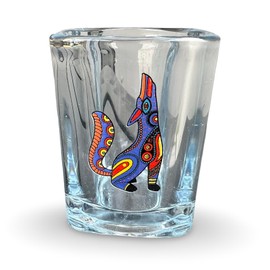 Tequilero/Caballito Cuadrado MEXICANO CON ALEBRIJES - JUEGO DE 6 PIEZAS