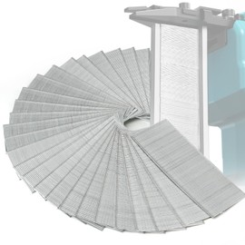 18 Gauge Brad nails 2 inch, 1 1/2 inch, 1 1/4 inch, 1 inch, 5/8 inch | 5000 Count 18ga Brad Nails for Pneumatic, Electric Brad Nailer | Galvanized | Universal Brad Nails