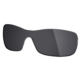 Mryok 4 Pair Polarized Replacement Lenses for Oakley Antix Sunglass - Stealth Black/Fire Red/Ice Blue/Silver Titanium