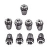 9pcs ER16 Spring Collet Set 1/8-3/8" CNC Milling Lathe Tool