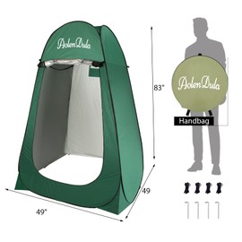 Aolendula Pop-Up Privacy Tent Portable Camping Shower Tent-Spacious Pop-Up Changing Tent 49L*49W*83H