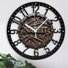 25cm Solid Cast Iron Wall Clock with a Heavy-Duty Build