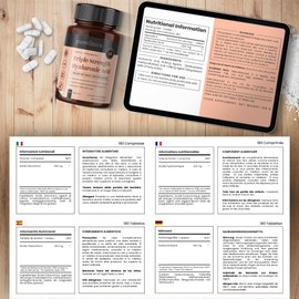 Pureclinica Triple Strength Hyaluronic Acid 300mg x 720 Tablets (4 Bottles of 180) - 2 Years Supply. 300% Stronger Than Any Other HLA Tablet.
