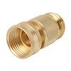 2PCS Water Hose Quick Connector Brass 3/4 Inch Male and