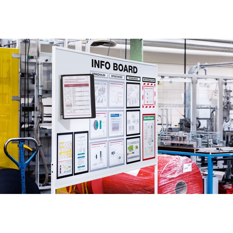 Durable VARIO Magnetic Display Panel Wall Unit | 5 Panels