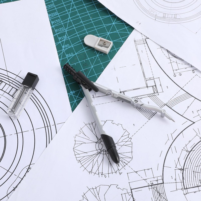 Mr. Pen- Convertible Compass, Extra Lead Refills, Compass Geometry Tool,