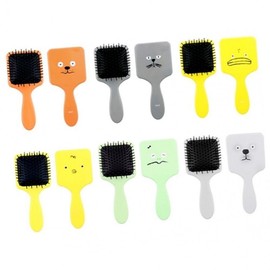 Cute Animal Square Cushion Hair Brush (1pc) Cat Hairbrush
