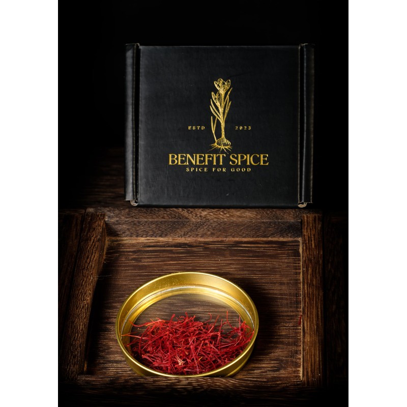 Negin Grade A Saffron from Afghanistan - 1 Gram Tin