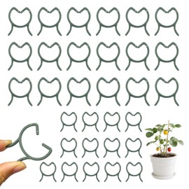 SAIIURV 160 Stück Pflanzenclips Tomatenklips Pflanzen Klammern Befestigung Pflanzenstützclip Befestigungsclips Werden verwendet, um Gemüse, Obst, Tomaten, Gurken zu stützen (160 Stück)