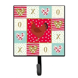 Caroline's Treasures CK5270SH4 New Hampshire Red Chicken Love Leash or Key Holder, 7Hx4.25W, Multicolor