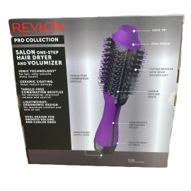 Revlon Special Edition Purple Pro Salon One Step Hair Dryer & Volumizer Brush
