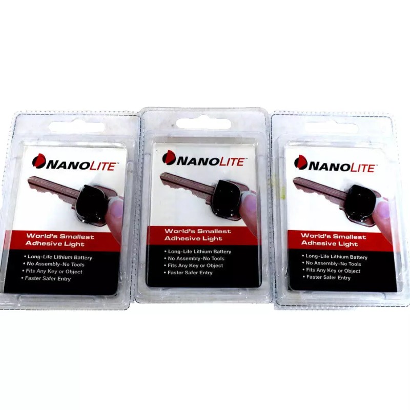 NanoLite: Worlds Smallest Adhesive Key Light 3 Pack