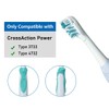 Sensitive Replacement Toothbrush Heads Compatible with Oral-B Cross Action Power