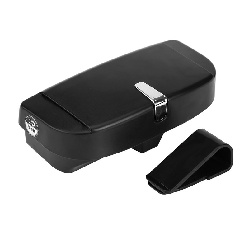 Car Auto Versatile Sunglasses Storage Holder Clip Case Organizer Box