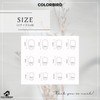 COLORBIRD Z564 Nail Tips, Short, 24 Pieces, Pink, Nail Tip,