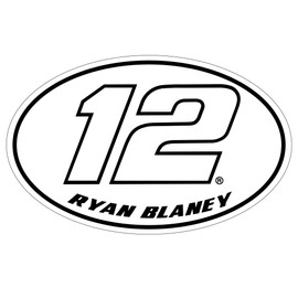 R and R Imports, Inc Ryan Blaney #12 Oval Decal