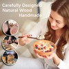 Hefild 6 PCS Wooden Spoons for Honey, 6.7 inch Small