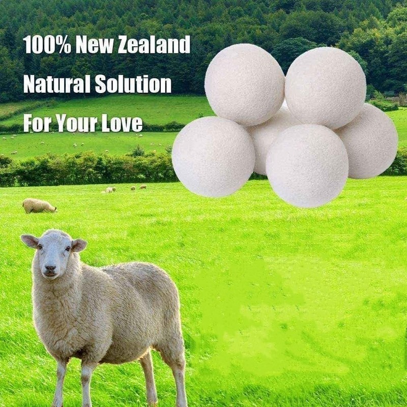 3pcs(5cm) Trocknerbälle für Wäschetrockner rocknerball für WaschmaschineTrocknerkugeln aus Wolle Natürlicher