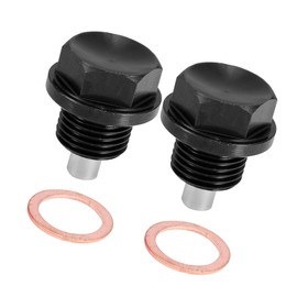 Hihaha Oil Drain Plug with Gaskets/for Car/Durable Aluminum Alloy/2set