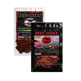 Carnivore Candy Gourmet Beef Jerky Flavor Sampler - Sweet & Spicy & Smoky Sriracha - (2) 3 oz bags