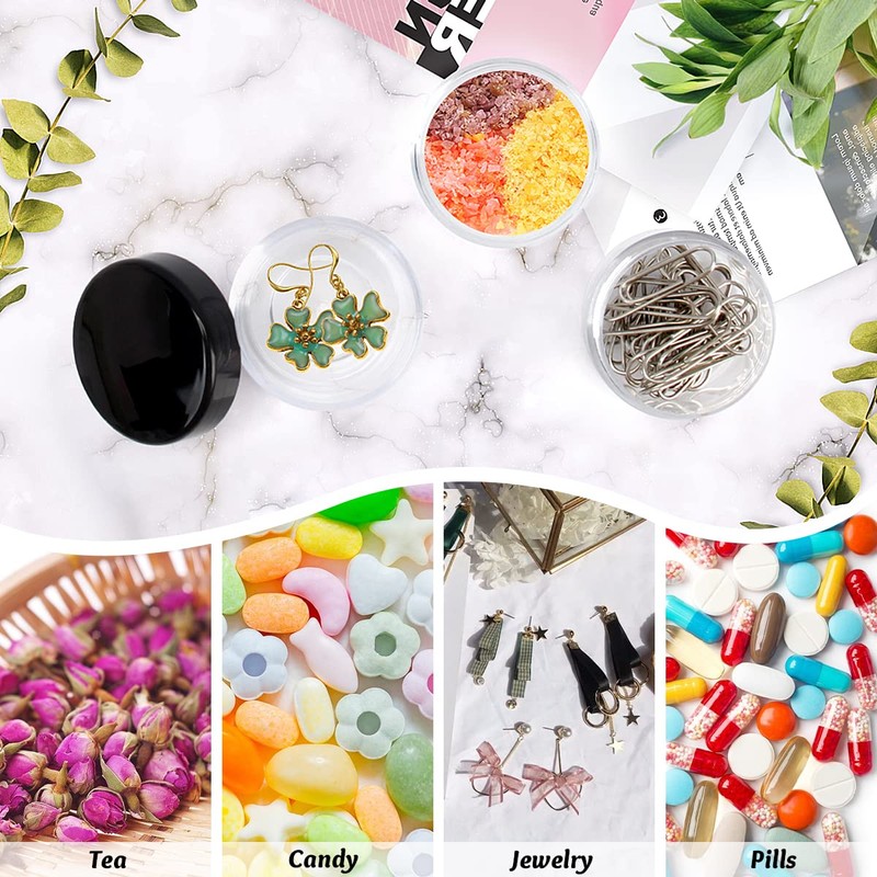 BELICOO 24 Pieces 20 ml Empty Cream Containers Jars, Cream