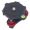 Camera Tripod Head Leveling Base, Leveler Aluminum Alloy Bubble Standard