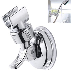 Adjustable Shower Head Holder, Bathroom Suction Cup Handheld Shower Head Bracket, Removable Handheld Showerhead & Wall Mounted Suction Bracket (1PCS)