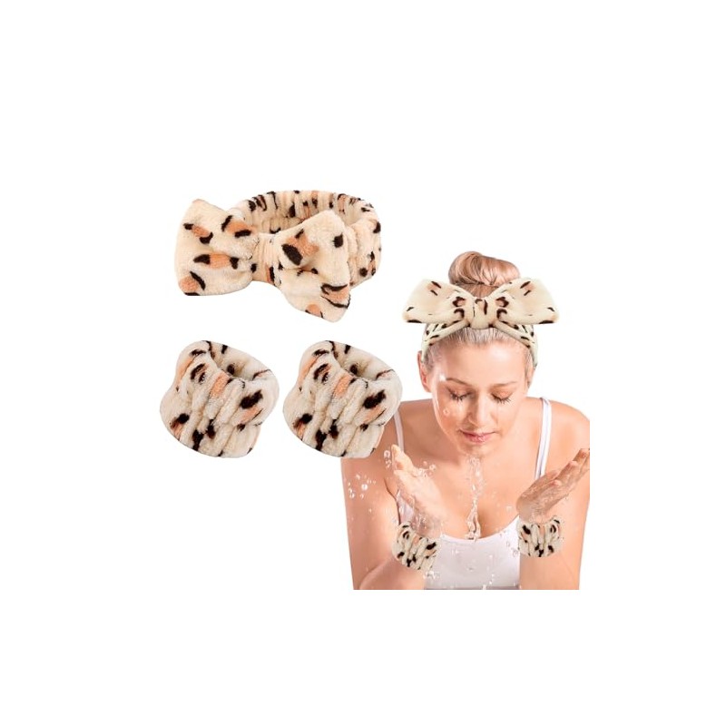 OWITER Skincare Headband and Wristbands Make Up Headband Wrist Bands