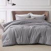 Bedsure King Size Comforter Set - Dark Grey King Comforter