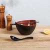 STE-CER Ceramic Ramen Bowl with Chopsticks,6.7 Inch Noodle Bowls,Pho Bowls