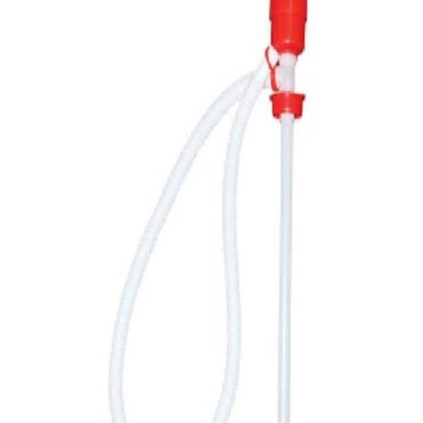 Tolco 160116 Value Siphon Drum Pump Individual Box, 49.25" Height, 43.75" Width, Red/White